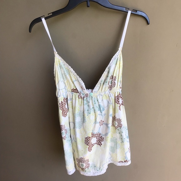 Anthropologie Tops - Floral Print Dainty Cami